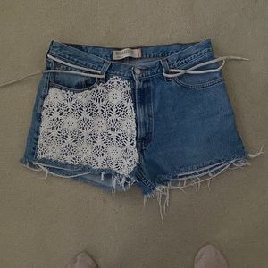 Hand made Levi jeans with a professionally done decor!